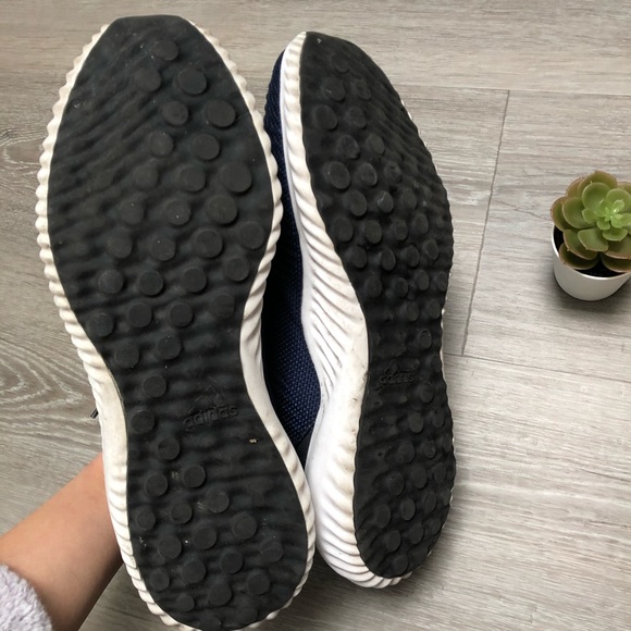 adidas alpha bounce navy white running shoes main image 5
